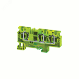 Клемма зазем. 3 конт. 6 кв.мм пружинная OptiClip CXG-6-TRIPLET-PE-I-(0,2-6)-PEN 331832 КЭАЗ