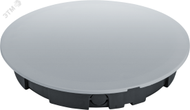 Коробка NSS-DB-SW-93-15-BL распаячная скрытого монтажа для твердых стен с крышкой черная d93х15 28808 Navigator Group