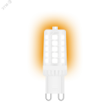 Лампа светодиодная LED 3.5 Вт 460 лм 3000К AC185-265В G9 капсула теплая керамическая Black Gauss 107009105 GAUSS