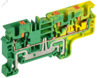 Колодка клеммная CP-MC-PEN земля 3 вывода 4мм2 IEK YCT22-03-3-K52-004 IEK