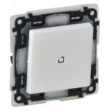 Valena LIFE IP44 Выключатель 10АХ 250В с подсветкой С лицевой панелью Белый 752161 Legrand