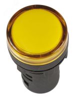 Лампа AD16DS LED матрица d16мм желтый 24В AC/DC BLS10-ADDS-024-K05-16 IEK