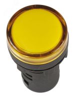 Лампа сигнальная AD16DS LED матрица d16мм желтая 230В AC BLS10-ADDS-230-K05-16 IEK