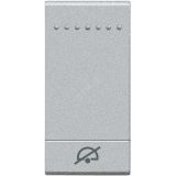 LivingLight Клавиша Не беспокоить 1 модуль алюминий NT4915DD BTicino
