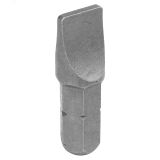 Вставка (бита) торцевая 1/4', Slotted, 8х1.6 мм, L = 25 мм 102508S2 King Tony