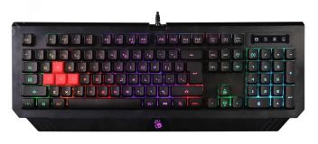 Клавиатура Bloody B120N, USB, multimedia for gamer LED, черный 1164216 A4Tech