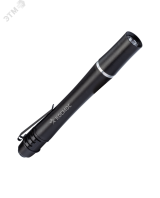 Фонарь ручной 0,5Вт LED/2xAAА/корпус алюминий/зажим для крепления, KOS106B Космос