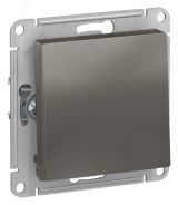 ATLASDESIGN 1-клавишный ВЫКЛЮЧАТЕЛЬ 2-полюсный, 10А, мех., СТАЛЬ ATN000921 Systeme Electric