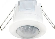 Датчик движения ИК встраиваемый 1200w 360 гр. 6м IP20 белый 22061 FERON