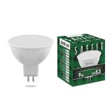 Лампа светодиодная LED 9вт 230в GU5.3 белый 55085 SAFFIT
