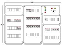Щит управления электрообогревом DEVIBOX HR 15x1700 D330 (в комплекте с терморегулятором и датчиком температуры) DBR117 DEVIbox