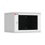 Шкаф телекоммуникационный настенный 6U (600х450) стекло, Astra A Basic ITB6G450 EKF