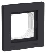 ATLASDESIGN AQUA 1-постовая РАМКА IP44, КАРБОН ATN441001 Systeme Electric