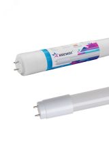 Лампа светодиодная LED 10Вт T8 G13 D25х600 6500К дневной 1100 лм Lksm_LED10wG13T865GL Космос