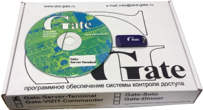 ПО Gate-Server-Terminal (комплект) для СКУД Gate с поддержкой всех классических контроллеров GATE, домофонов VIZIT и биометрических считывателей Anviz и ZK M00003253 Gate