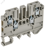 Колодка клеммная CTS-MC 4 вывода 4мм2 серая IEK YCT12-00-4-K03-004 IEK