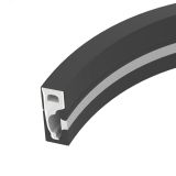 Силиконовый профиль WPH-FLEX-0616-SIDE-S9-5m FULL BLACK (Arlight, Силикон) 045842 Arlight