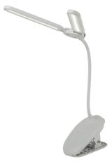 Настольный светильник NLED-512-6W-W светодиодный аккумуляторный на прищепке белый Б0057207 ЭРА