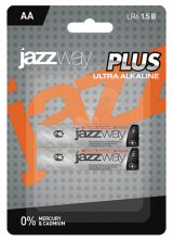 Элемент питания LR 6 (AA) алкалиновая, уп. 2 шт. JAZZway Ultra PLUS BL-2 5010703 JazzWay