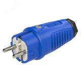 Вилка каб 16A/250V/2P+E/IP54 корпус синий, маркер черный 00-00027008 PCE