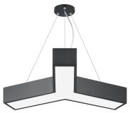 Светильник LED Geometria Igrek SPO-141-B-40K-028 28Вт 4000K 1750Лм IP40 600*80 черный подвесной драйвер внутри Б0058883 ЭРА