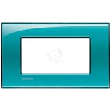 LivingLight Рамка прямоугольная 4 поста Зеленый LNA4804VD BTicino