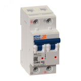 Выключатель автоматический двухполюсный 25А C 10кА DC OptiDin BM63-2C25-DC-УХЛ3-РЕГ 243122 КЭАЗ