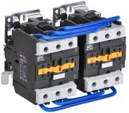 Контактор КМИ-48032 реверс 80А 400В/АС3 2НО:2НЗ KKM43-080-400-22-1 IEK