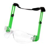 Очки защитные открытые О15 HAMMER ACTIVE plus (2С-1.2 РС) встраиваемые в каски защитные (современные легкие универсальные очки с увеличенным панорамным обзором, защитное стекло из прозрачного бесцветного поликарбоната с водостойким двусторонним 11537/1 РО