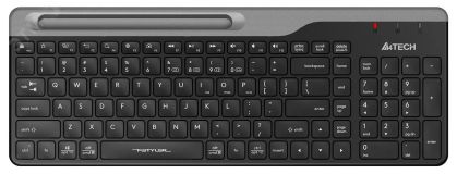 Клавиатура беспроводная Fstyler FBK25, USB, BT/Radio, slim, multimedia, черный/серый 1583353 A4Tech