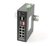 Коммутатор неуправляемый промышленный  10 портов RJ45/SFP 10 100 1000 Мб/с 00-00014074 OSNOVO