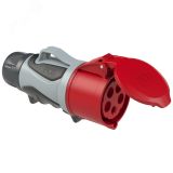 Розетка кабельная 32А/400V/3P+N+E/IP44 GRIP, безвинтовое подключение 00-00022852 PCE