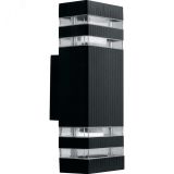 Светильник НБУ-2х60w вверх/вниз Е27 IP54 черный 41154 FERON