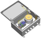 Блок питания уличный 176?264VAC, 24VDC, 150Вт, 6,3 А, IP66 40107 Тахион