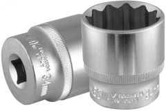 Головка торцевая 12-гранная 1/2''DR, 34 мм 046338 Jonnesway