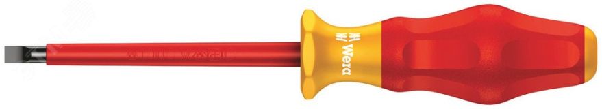 Отвертка диэлектрическая шлицевая 1160 i VDE 1.2 x 8 x 175 мм WE-031589 Wera