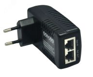 Инжектор PoE 1хRJ45 10/100 Мб/с, 802.3af, до 15.4 Вт, AC 220В, DC 48В 00010660 OSNOVO