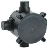 Коробка установочная d=70х72мм для монолит. стр. черная UKM12-070-072-000-O-K02 IEK