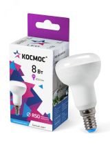 Лампа светодиодная LED 8Вт R50 220В Е14 6500К холодный 650 лм Lksm_LED8wR50E1465 Космос