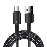 Кабель USB-A - Type-C, 6А, 66Вт, 1м, черный 18-7064 REXANT