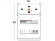 Щит управления электрообогревом DEVIBOX FHR 1x2800 D330 (в комплекте с терморегулятором и датчиком температуры) DBFR08 DEVIbox