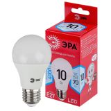 Лампа светодиодная 10 Вт груша нейтральный RED LINE LED A60-10W-840-E27 R Е27 / E27 Б0049635 ЭРА