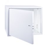 Шкаф настенный 19 АНТИВАНДАЛЬНЫЙ распашной 8U 600х400х450мм RAL7035, 04-2252 REXANT