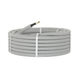Электротруба ПВХ гибкая гофр. д.20мм, цвет серый, с кабелем ВВГнг(А)-LS3х1,5мм РЭК ГОСТ+, 100м 9L920100 DKC