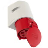 Розетка настенная 32А/400V/3P+N+E/IP44 00-00002357 PCE