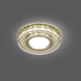 Светильник встраиваемый ДВО под лампу 2700К IP20 d95х35 мм монт d65 мм Backlight Gauss BL048 GAUSS