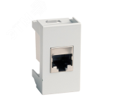 Розетка RJ-12 Viva 1 модуль серая 45118 DKC