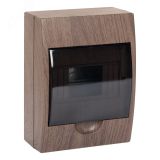 Щит распределительный навесной ЩРН-П- 6 темное дерево IP41 PROxima pb40-n-6-dark EKF