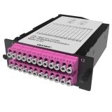 Кассета претерминированная 24ОВ 50/125 OM4. 2хMTP(12)f/12хLC Dupleх. 1 HU RNCTFL1U244 DKC