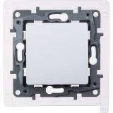 Переключатель одноклавишный IP44 - Legrand Etika - 10А 250В безвинтовые зажимы - белый 672207 Legrand/Daccord